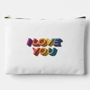 "I LOVE YOU." ACCESSORY POUCH