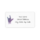 "I Love You" American Sign Lanugage Return Address