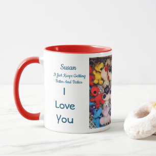 I Love You Anniversary Personalised Mug