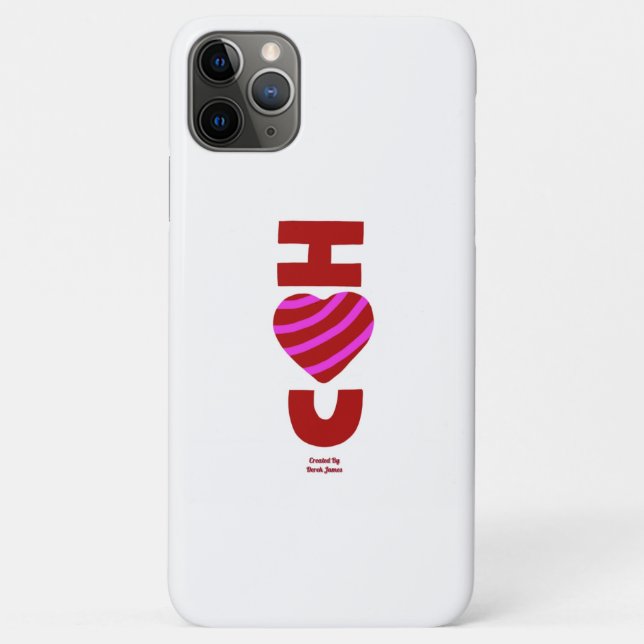 I Love You Apple iPhone 11 Pro Max Case (Back)