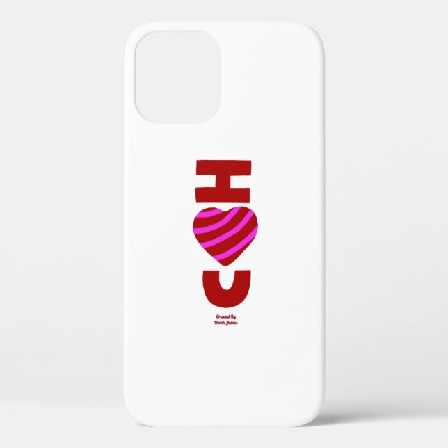 I Love You Apple iPhone 12 Case (Back)