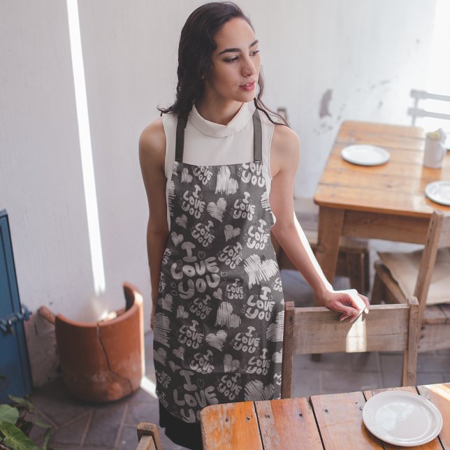 I Love You Apron (Creator Uploaded)