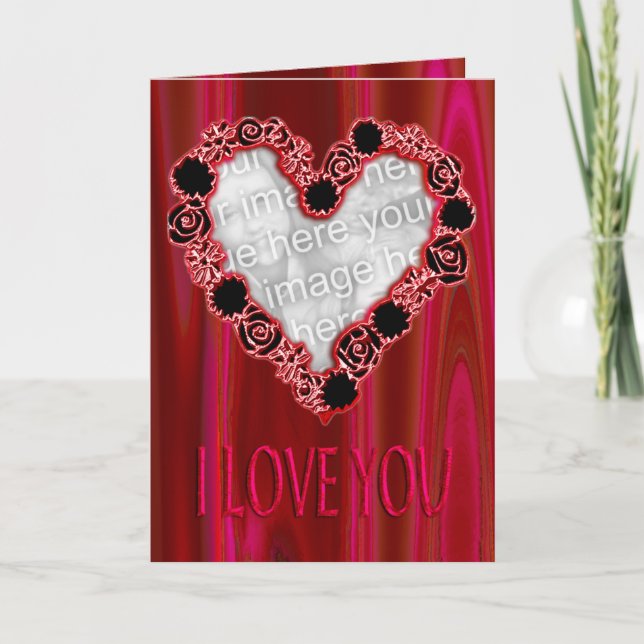 I love you art deco template (Front)