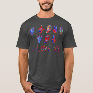 I love you ASL sign language 2 T-Shirt