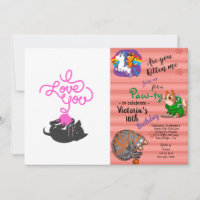 I love you - ball of wool - Choose back colour