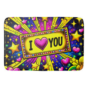 I Love You Bath Mat