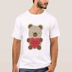 I Love You Beary Much Cute Teddy Bear T-Shirt