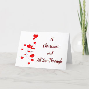 ***I LOVE YOU*** & BEING WITH YOU AT CHRISTMAS HOLIDAY CARD