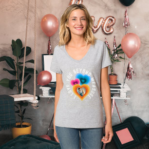 I love you beyond measure groovy hearts T-Shirt
