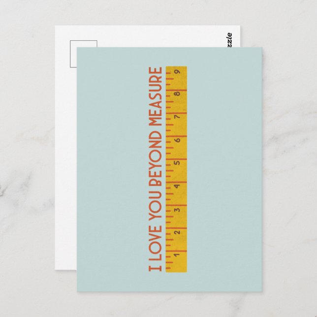 I Love You Beyond Measure Postcard (Front/Back)