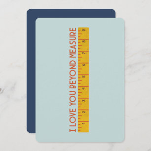 I Love You Beyond Measure Thank You Card