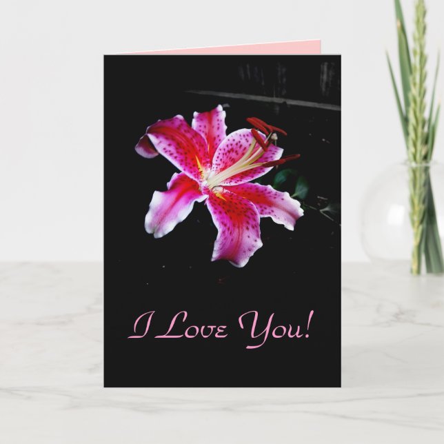 I Love You!, Blank Card (Front)