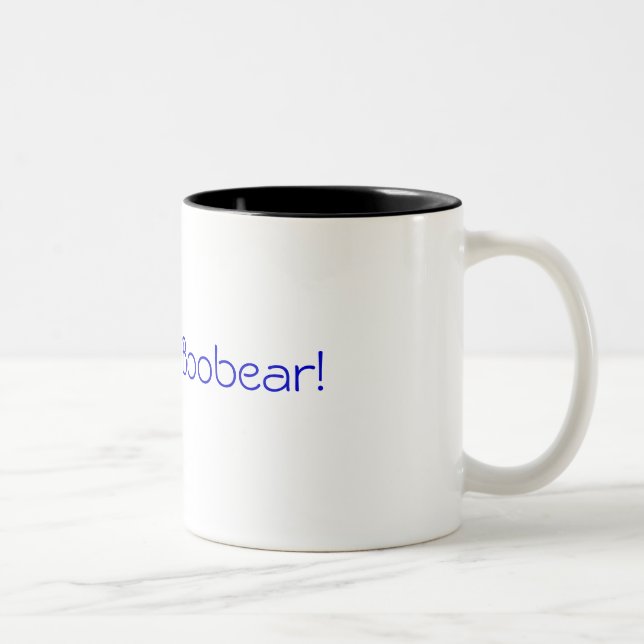 I love you Boobear! Two-Tone Coffee Mug (Right)