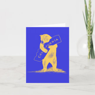 I Love You California--Blue and Gold Card