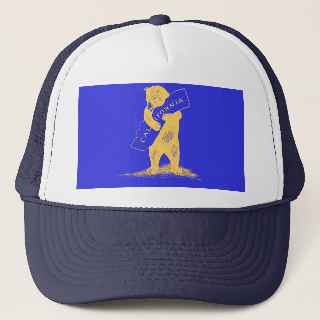 I Love You California--Blue and Gold Trucker Hat (Front)