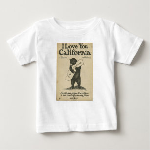 I Love You California Kid’s Shirt