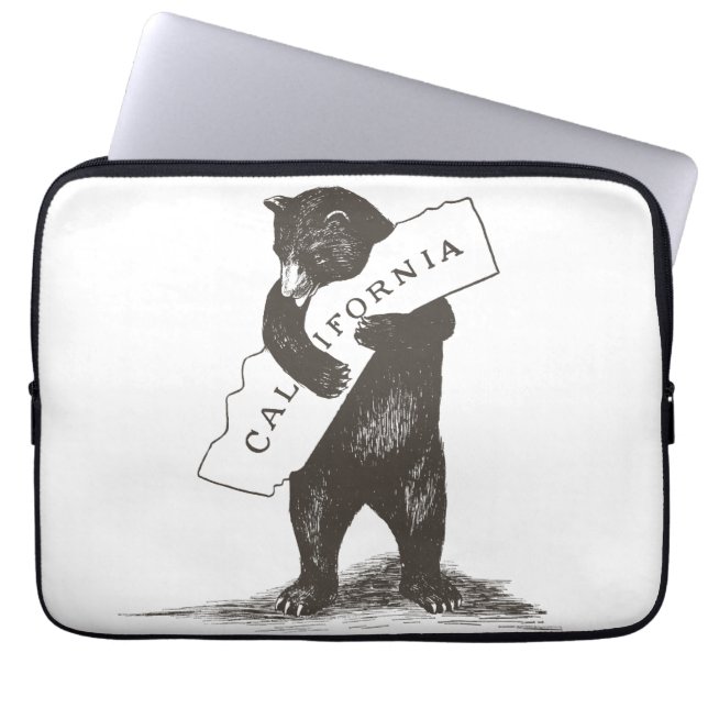 I Love You California Laptop Sleeve (Front)