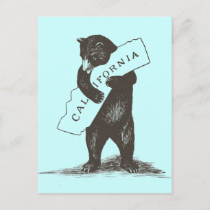 I Love You California Postcard