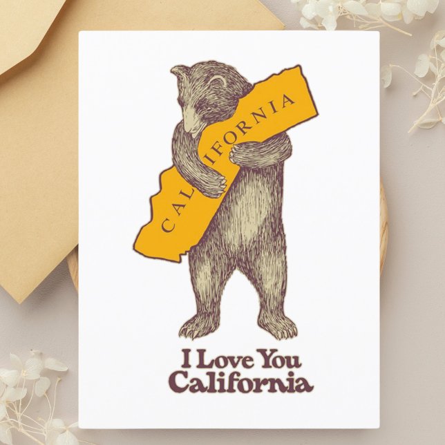 I Love You California Postcard (Creator Uploaded)