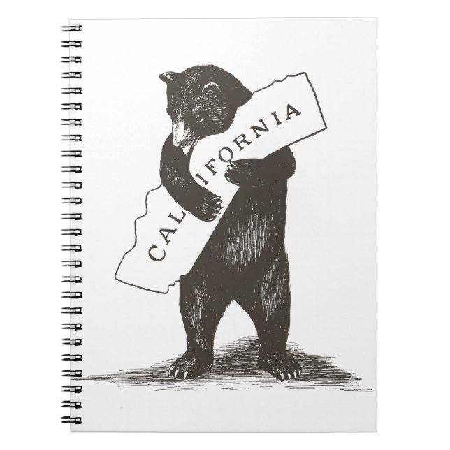 I Love You California Spiral Notebook (Front)