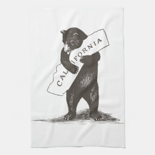 I Love You California Tea Towel
