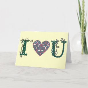 I Love You card