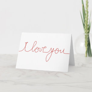I love you card