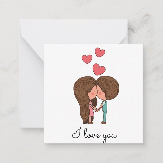 i love you card (Front)