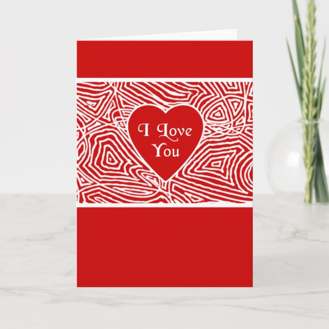 I Love You Card (Front)