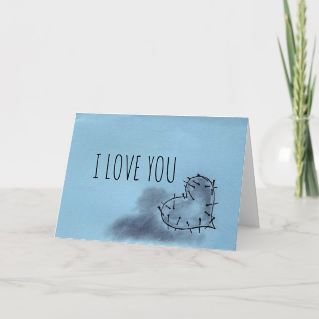 I love you card (Front)