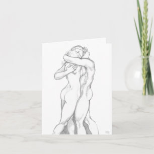 I Love You Card Personalised Romantic Hug Cards