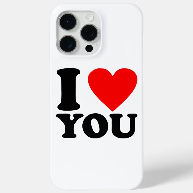 I Love You Case-Mate iPhone Case (Back)