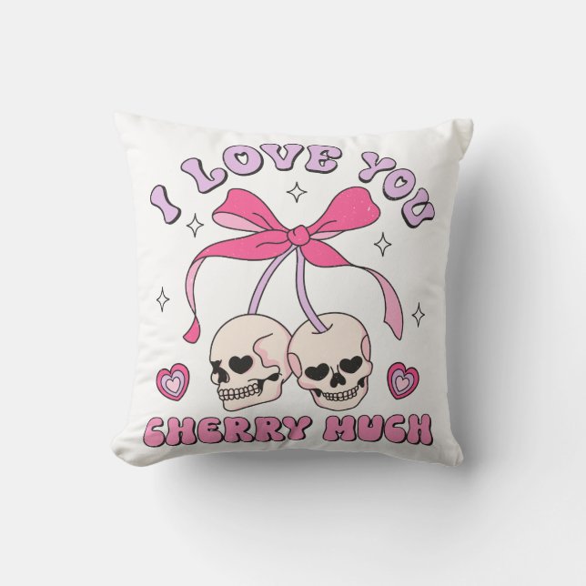 I Love You Cherry Much Cushion (Front)