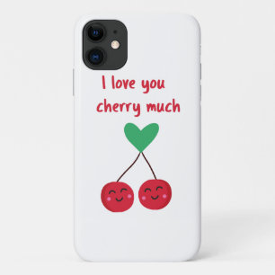 I Love You Cherry Much Valentine Case-Mate iPhone Case