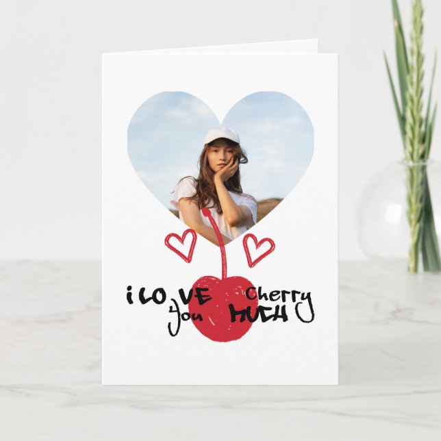 I Love You Cherry Much Valentines Day Card (Front)