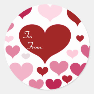 I Love You_ Classic Round Sticker
