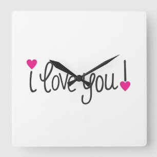 **I LOVE YOU** CLOCK