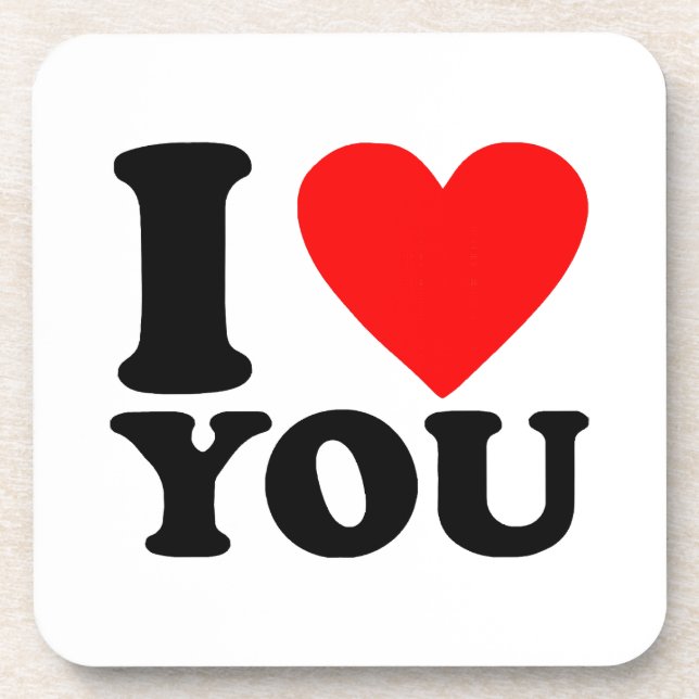 I Love You Coaster (Front)