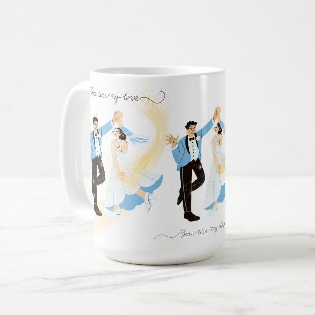 I love You" Coffee Mug (Front Left)
