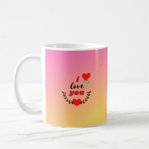 i love you coffee mug