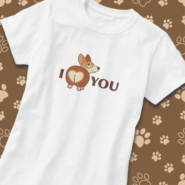 I love You Corgi Dog T-Shirt (Creator Uploaded)