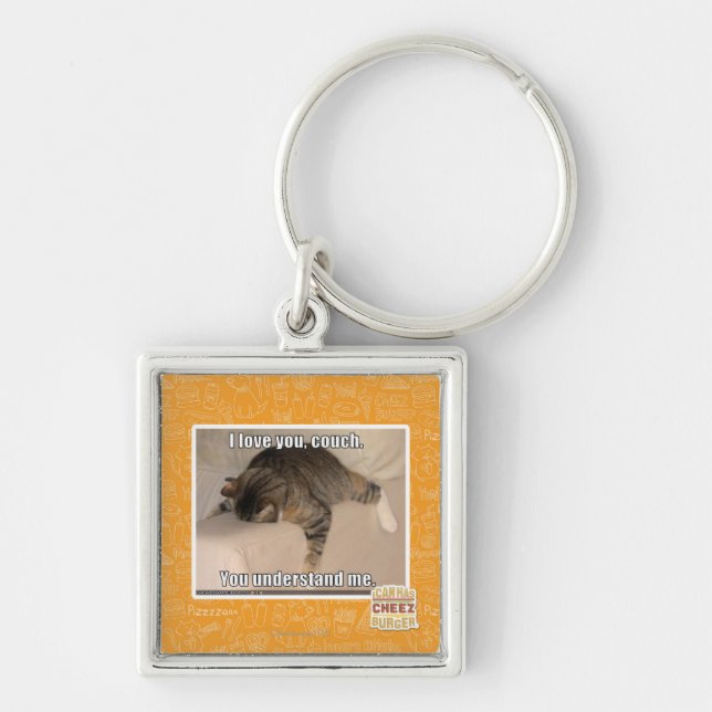 I love you, couch. key ring (Front)