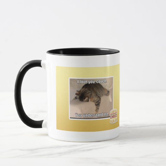 I love you, couch. mug (Left)