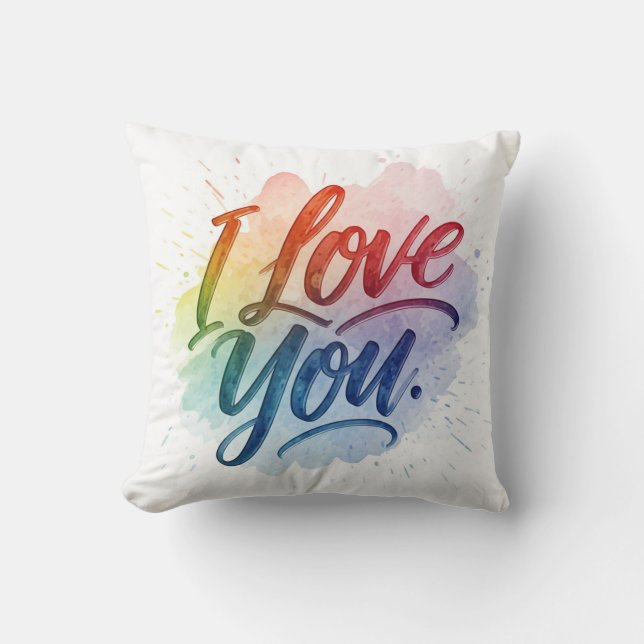I Love You Cushion (Front)