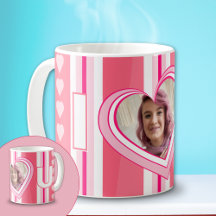 "I Love You" Custom Valentine Day Stripes