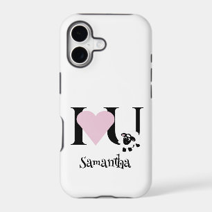 I love You Cute Cartoon Sheep Case-Mate iPhone Cas