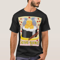 I LOVE YOU, CUTE PET RODENTS COUPLE, SUSHI MAKI CH