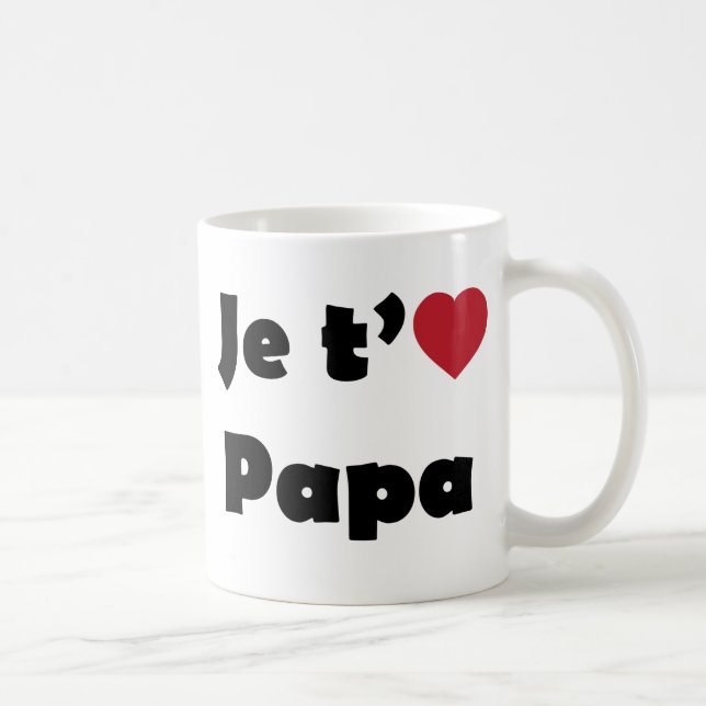 I Love You Dad Coffee Mug (Right)
