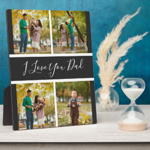 I love you dad Custom Photo collage Frame gift