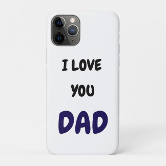 I Love you dad Elegant and Modern Case-Mate iPhone Case